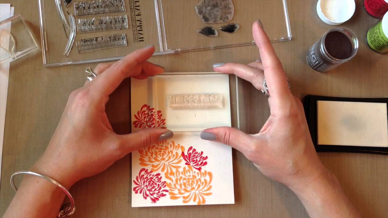 Make It Monday 183 Dry Embossing Over Heat Embossing YouTube