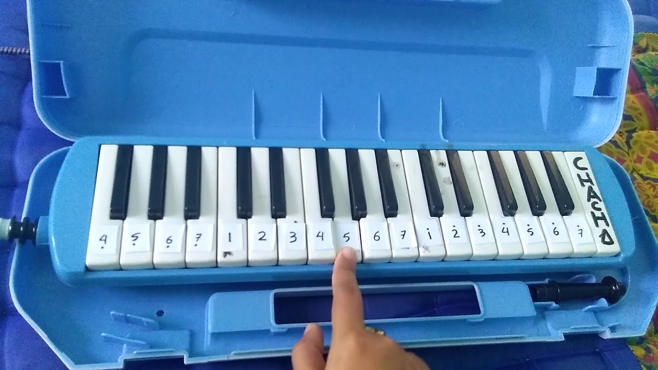 Not angka pianika Maju tak gentar - YouTube