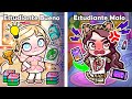¡Estudiante Bueno vs Estudiante Malo: El Secreto Oscuro de la Escuela! 😱📚 – Avatar World Stories