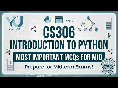 CS306 Midterm Preparation 2026 Most Important Topics VU Gate