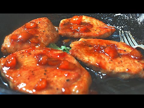 These are not the same old boring pork chops recipe, this are peach-glazed