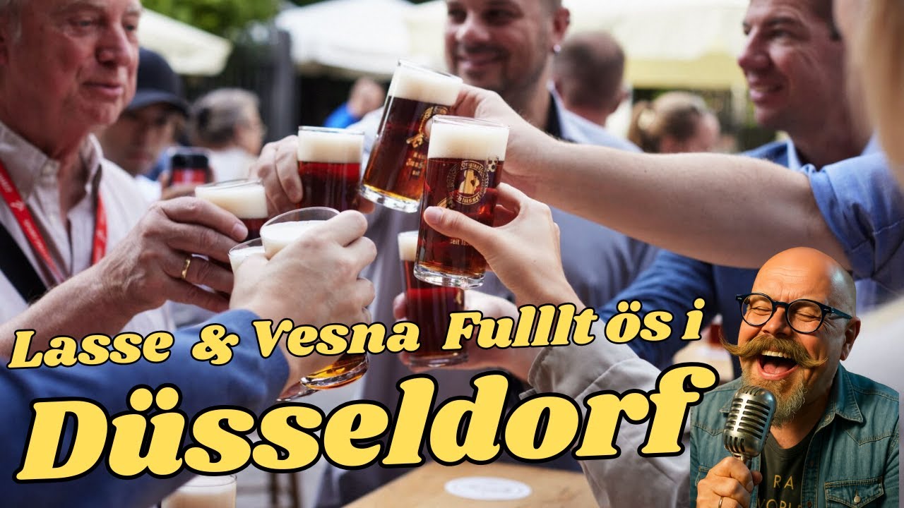 3 dagar med Husbilsmässa o turist i Düsseldorf avslutas med god mat, dryck o nya tyska vänner.