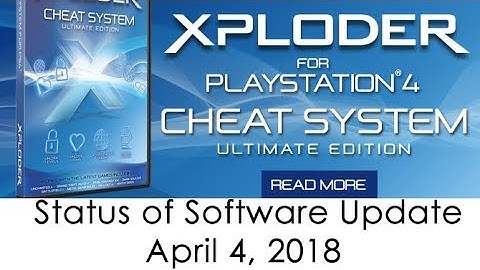 [PS4]  Xploder Update - What