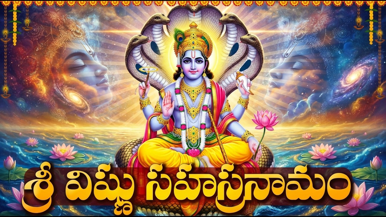 విష్ణు సహస్రనామం ఒక్కసారి వింటే ఏం కోరుకున్నా నెరవేరుతుంది 🙏| Vishnu Sahasranamam Stotram