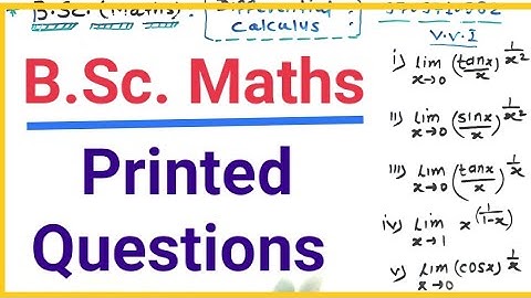 BSc math part 1. | BSc Hons math | BSc math first year | Limits BSc | By R K Singh sir