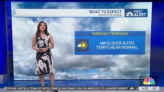 First Alert Forecast: Clouds and fog early