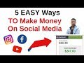 How To Make Money On Social Media in 2019 (5 Unique and EASY Ways!)