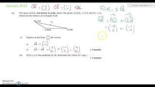 Vectors (Addition, subtraction etc) with CSEC Questions