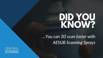 3D Scan Faster with AESUB Scanning Spray