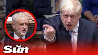 Boris Johnson's explosive attack at Corbyn