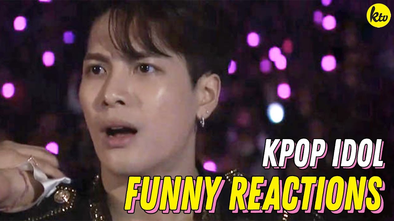 Funny Reactions from Idols KPOP COMPILATION YouTube