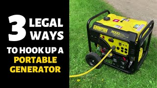 Choosing a Backup Generator Plus 3 LEGAL House Connection Options  Transfer Switch and More