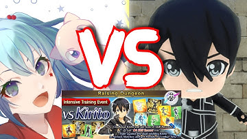 [SAOIF] Miku VS Kirito 250K TP | Intensive Training Event VS Kirito (Serious Match) 14s Run