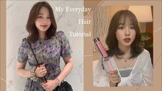 [cc] Cute And Easy Korean Hairstyle For Medium Hair