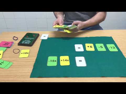 1 ESO Álgebra 3.- Explicación de Ecuaciones base JUEGO DE CARTAS hqdefault
