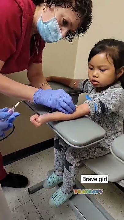 5 Years Old Blood Test #strongtoddler #bravekid #shorts