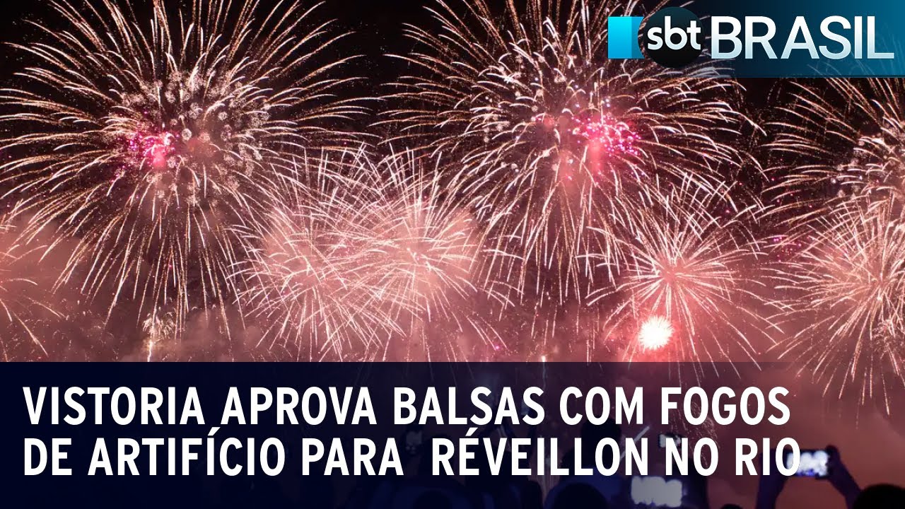 Vistoria aprova balsas com fogos de artifício para festa de Réveillon no Rio | SBT Brasil (29/12/23)