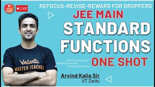 Standard Functions | One Shot | Refocus-Revise-Reward | Arvind Kalia Sir | Vedantu