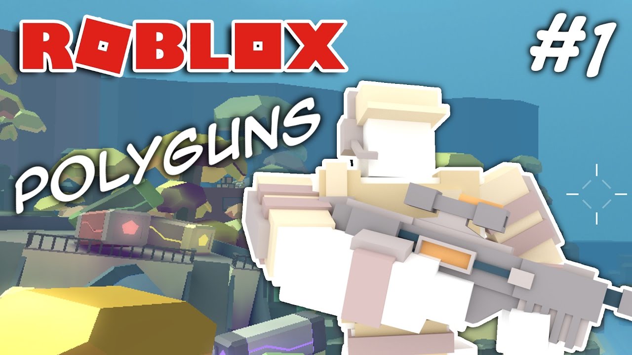 Roblox Polyguns 1 Youtube - trying out in first person roblox polyguns youtube