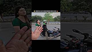 rider ka sath girlfriend rider kara 😱🥰#zx10r #shorts #trend