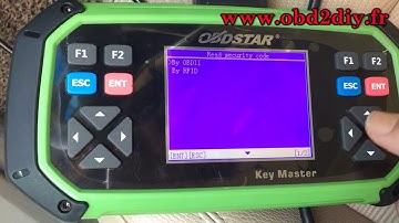 OBDSTAR x300 pro3 Key Master lire le code PIN pour 2011 buick excelle gt dans les 2 minutes