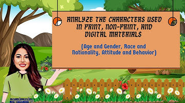 ENGLISH 6  QUARTER 1 WEEK 1 MELC-BASED COMPETENCY_ Print, Non-Print, and Digital Materials