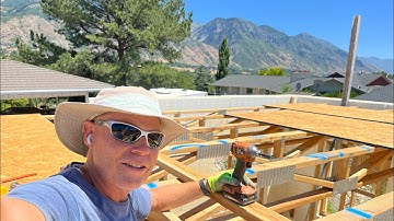 Tips for installing open web floor trusses by yourself on a 48’ #icfhome build