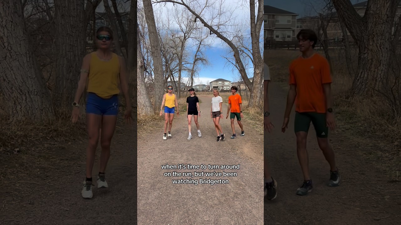 The only way to do an out-and-back run 👏