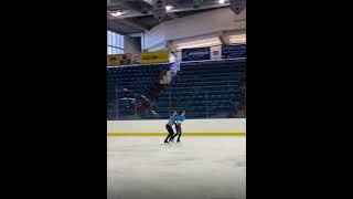 Triple lutz throw Grace Hanns