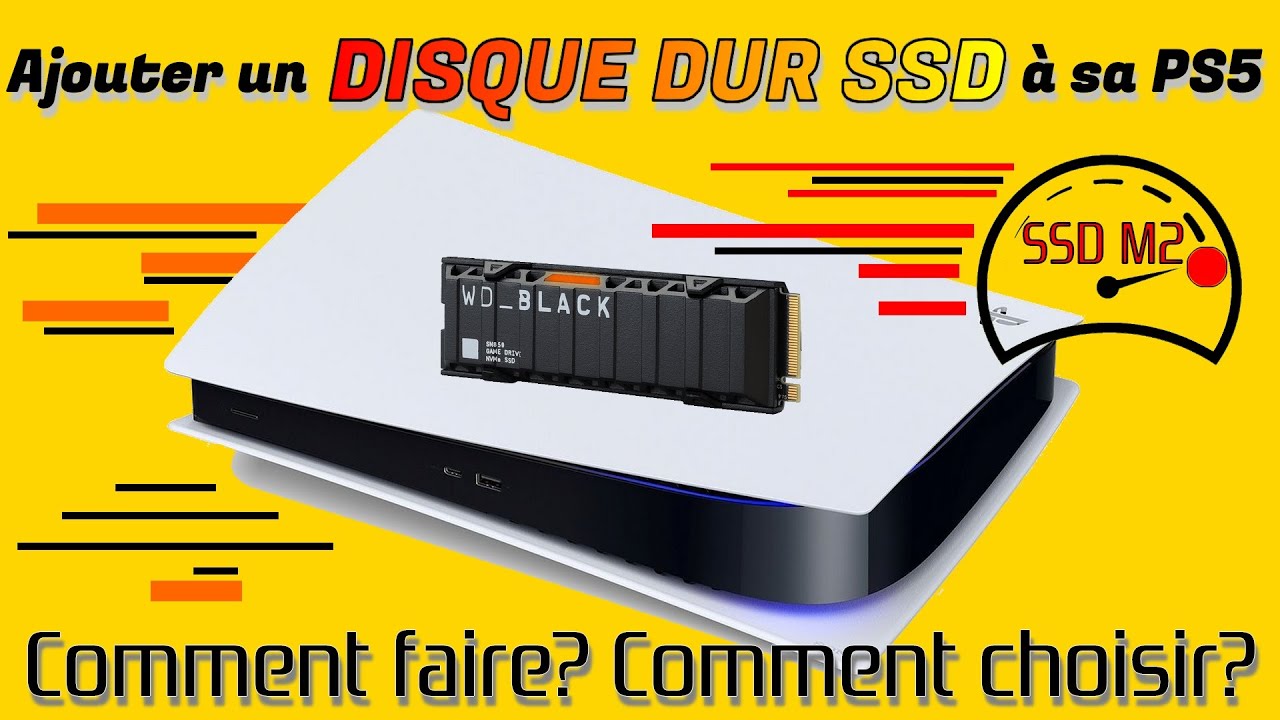 Comment ajouter un disque SSD M.2 à une console PS5 (France)