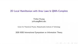 Two-dimensional local Hamiltonian problem with area laws is QMA-complete