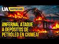 ¡LA DURA VENGANZA! Feodosia y Edi Kuyu en llamas tras el ataque ruso a Chornóbil