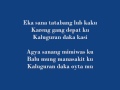 kaluguran daka oyta mu with FULL Lyrics nobelistas