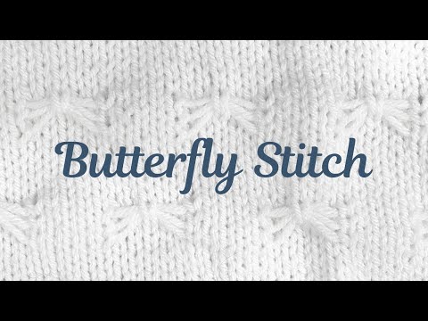 Butterfly Stitch | Week 1 - Winter Stitch Sampler Knit Along