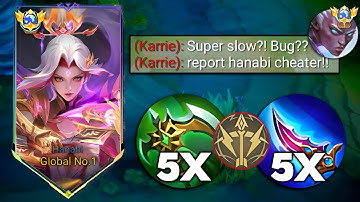 HANABI BUILD THE PERFECT SUPER SLOW BUILD AND EMBLEM FOR 2025!!🔥 100% BROKEN! HANABI BEST BUILD 2025