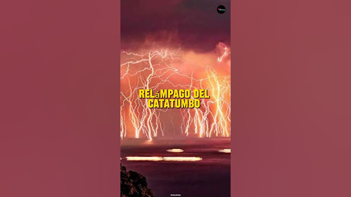 ¡SABÍAS QUE!  El Relámpago Del Catatumbo #curiosidades #sabiasque #shorts #relámpagos #rayos