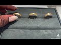 Are you looking for Men's Wedding Band Styles? Take a look at these 18K Yellow Gold options! #gold