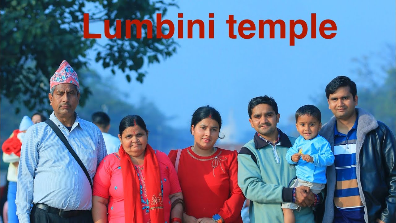 Aaj lumbini temple ghumgham. Baba, mum, dai,vauju,vatij ko sath ma . Ramailo samay