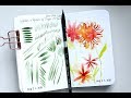 Easy Watercolour Flowers with Dagger Brush