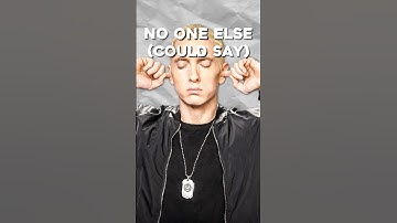 Lyrics That ONLY Eminem Could Say