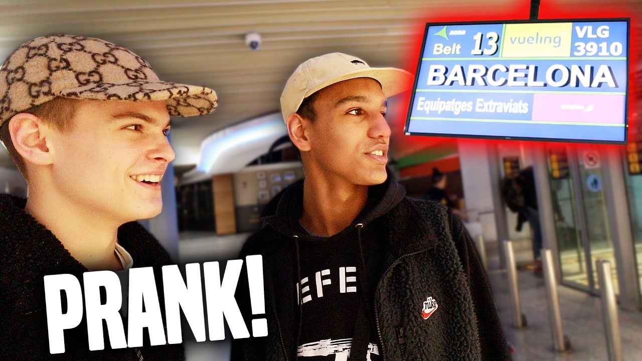 Er DENKT wir fliegen nach Barcelona, aber in WIRKLICHKEIT.. 😳😱