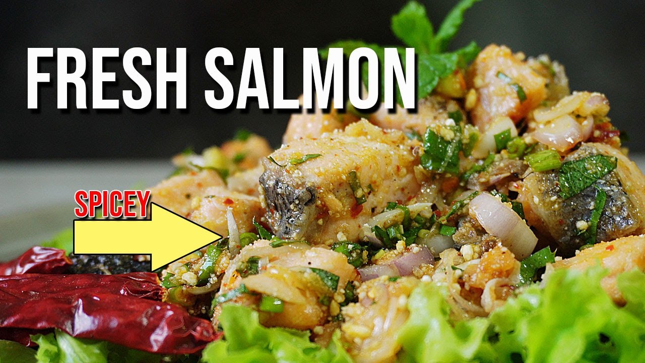 LAAB Salmon FRESH SALMON and SPICE ULTIMATE Thai Larb/Laab Salmon