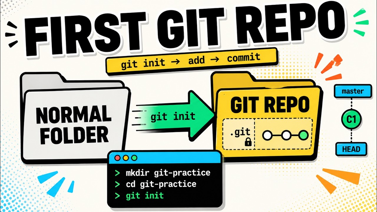 Create Your First Git Repository - YouTube