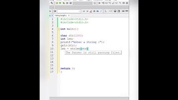 C programming Question to find length.. #shorts #youtubeshorts #coding #cs