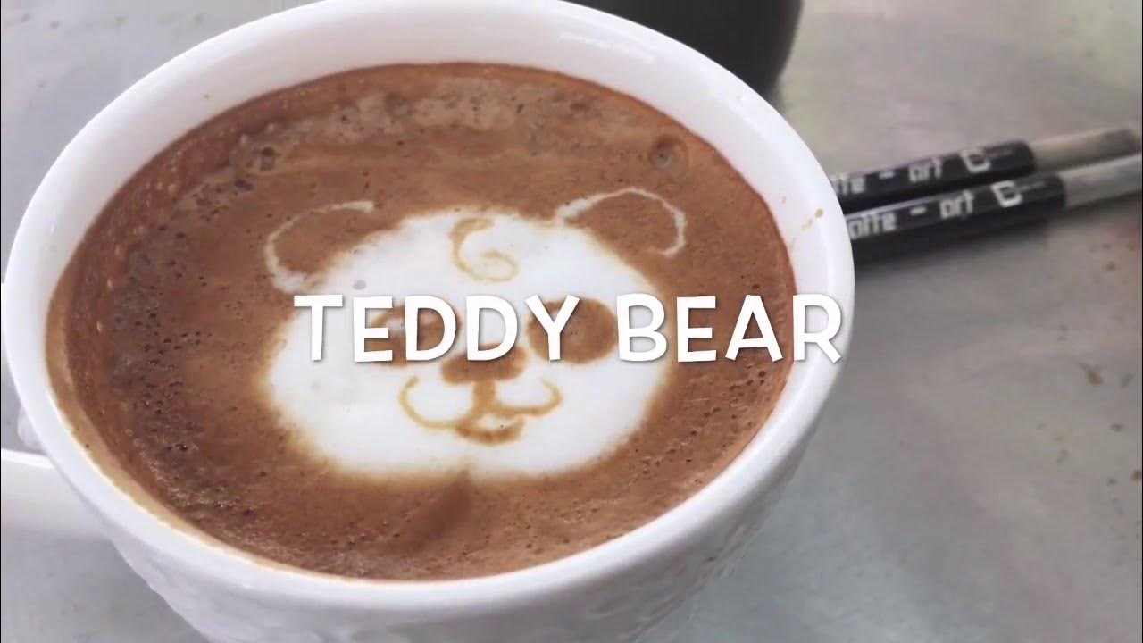 Simple etching latte art YouTube