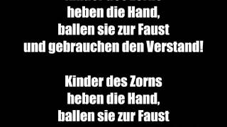 Betontod - Kinder des Zorns lyrics