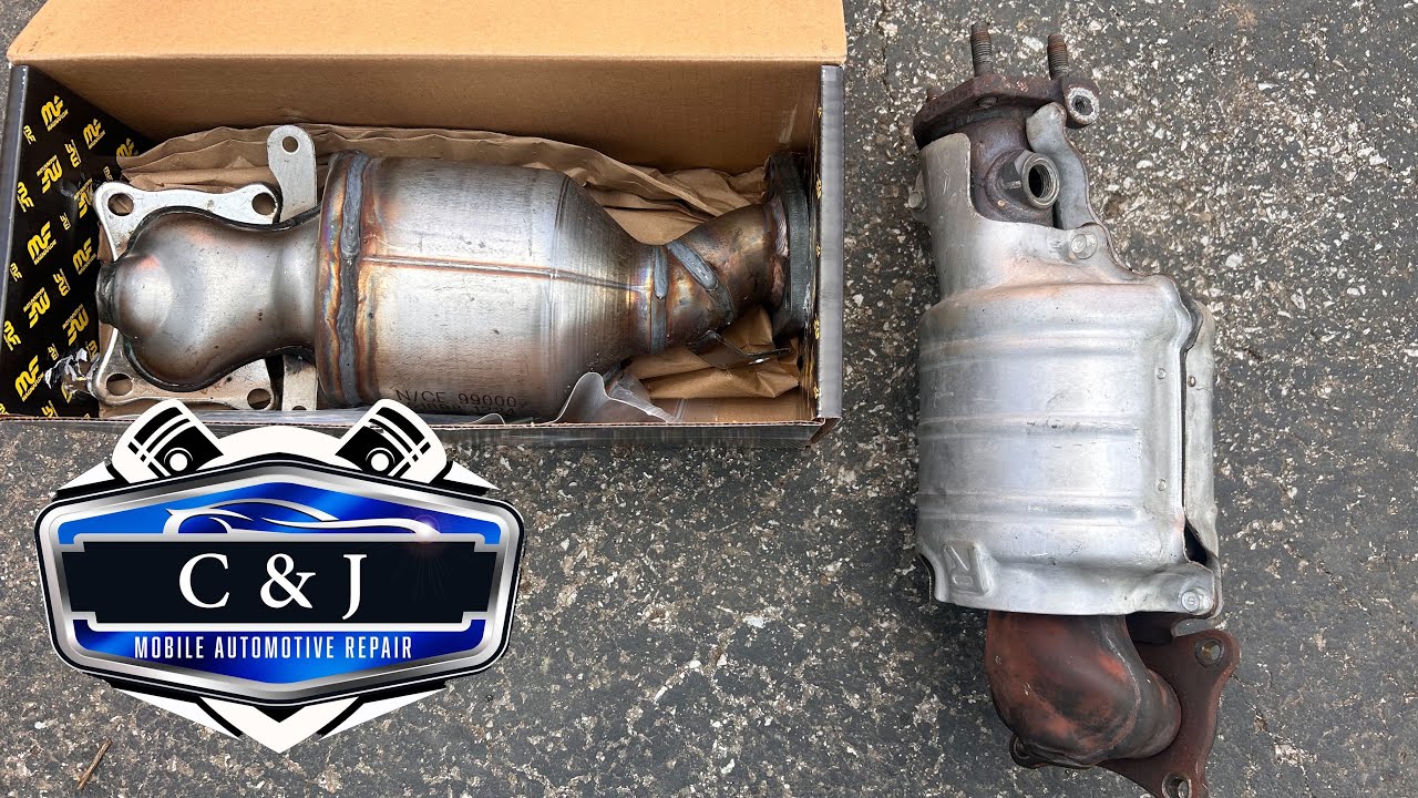 HOW TO REPLACE A 2018 3.5 Honda Pilot Catalytic Converter Replacement | MOBILE MECHANIC