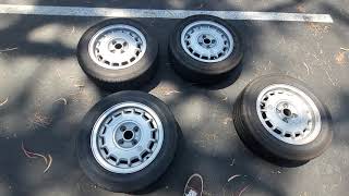 Montreal GTI wheels for the project Mk2 Golf!