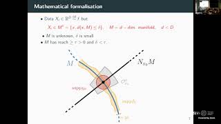 Bayesian nonparametric density estimation for data living close to an unknown manifold