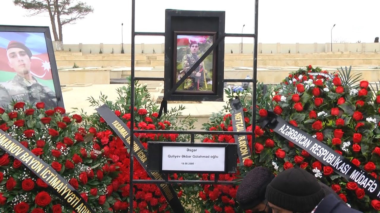 Şəhid Əkbər Quliyev  II Fəxri Xiyabanda dəfn olundu..